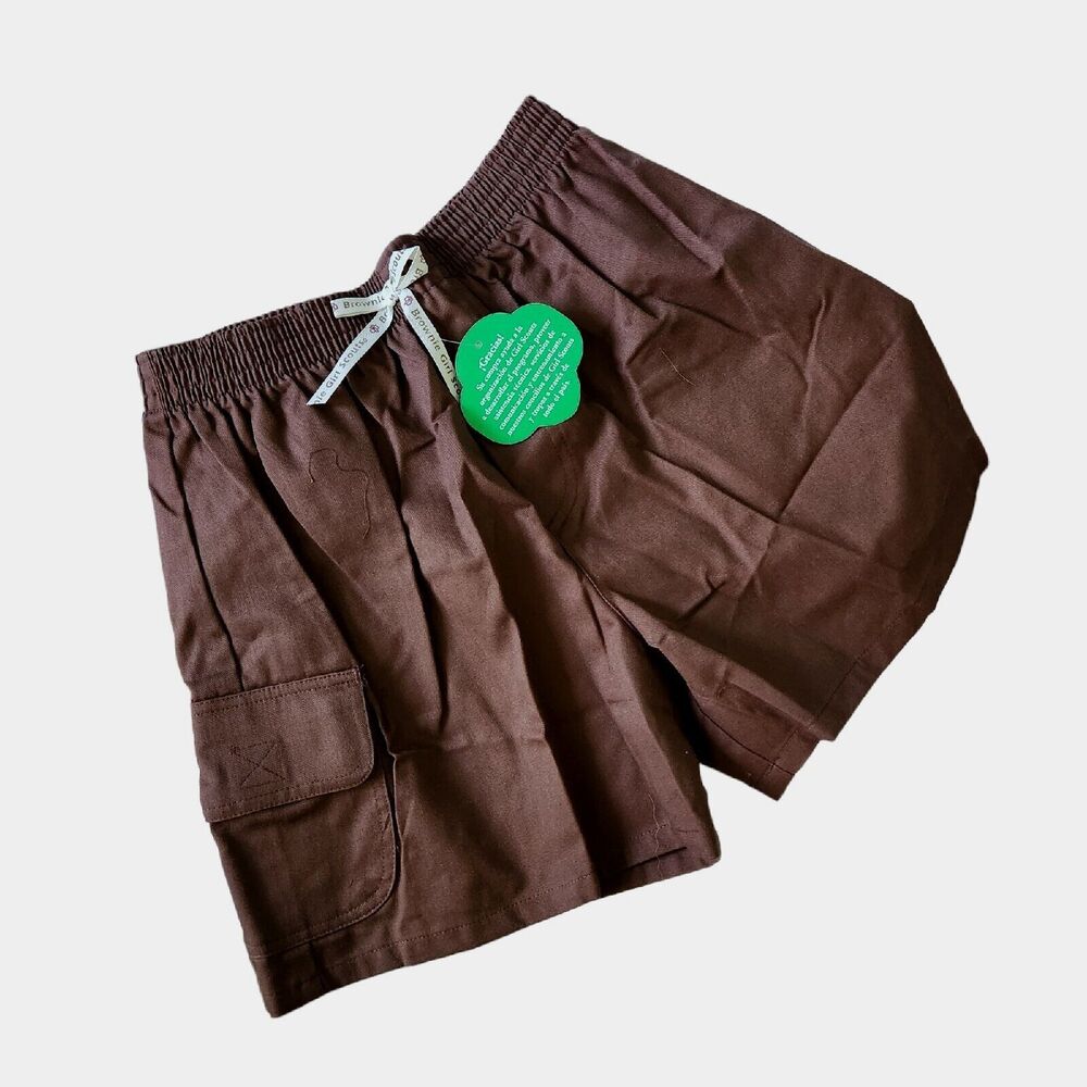 Girl Scouts Brownies Shorts Sz M/L NWT Vintage USA